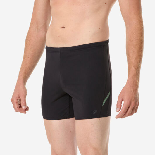 Men's Long Swimming Boxer - Yoko Black