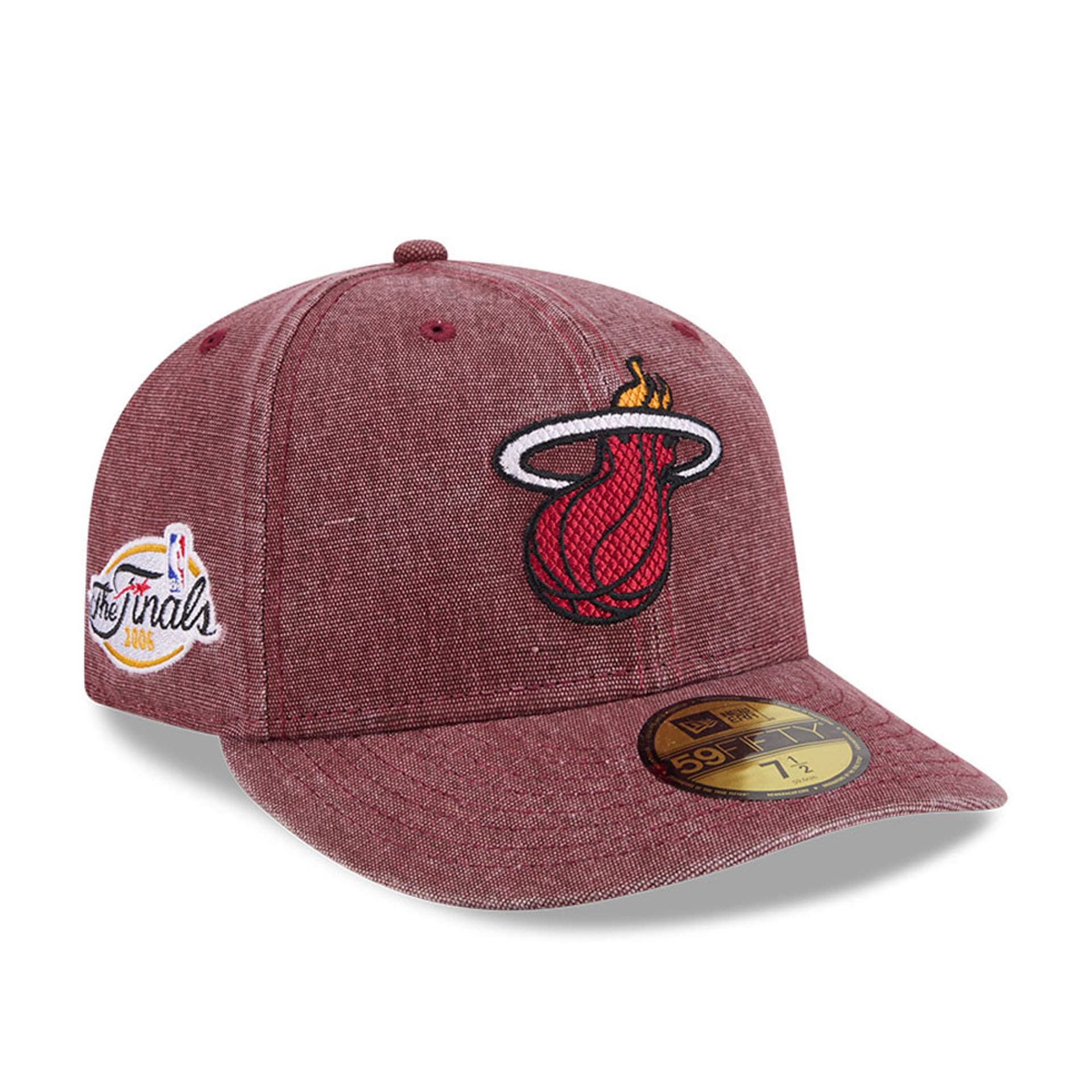 Miami Heat NBA Hardwood Classic Red 59FIFTY Fitted Cap New Era Cap adult unisex