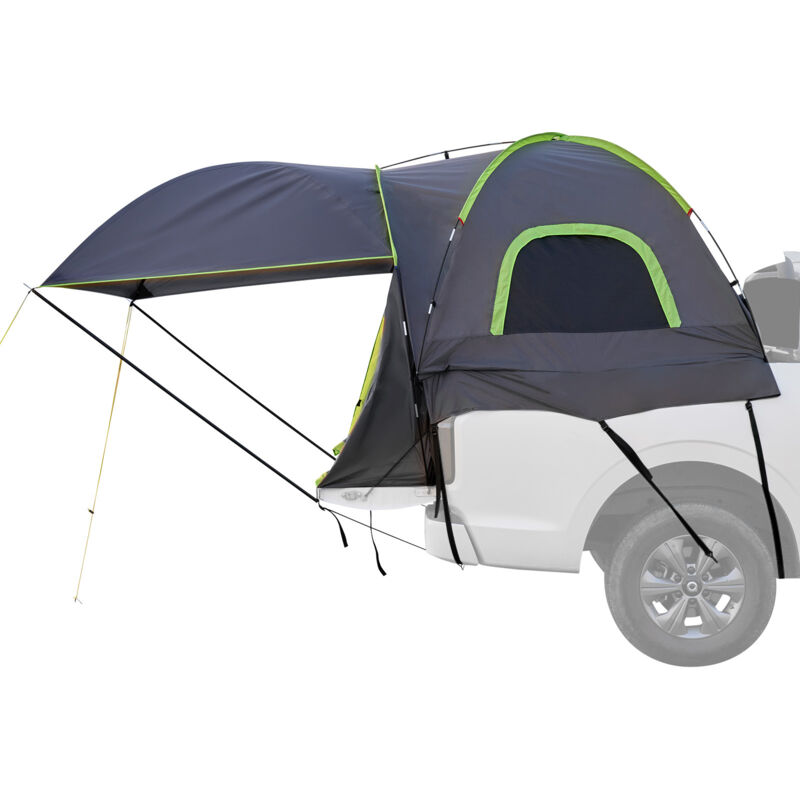 Mophorn Pickup Truck Tent - Fits 8.0 - 8.2 ft Trucks. A Waterproof (PU2000) 2 - 3 Person Sleeping Tent for Camping. Comes with Sturdy Camper Shell,