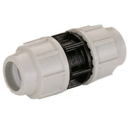 Plasson 32mm MDPE Straight Coupling for Water Pipes