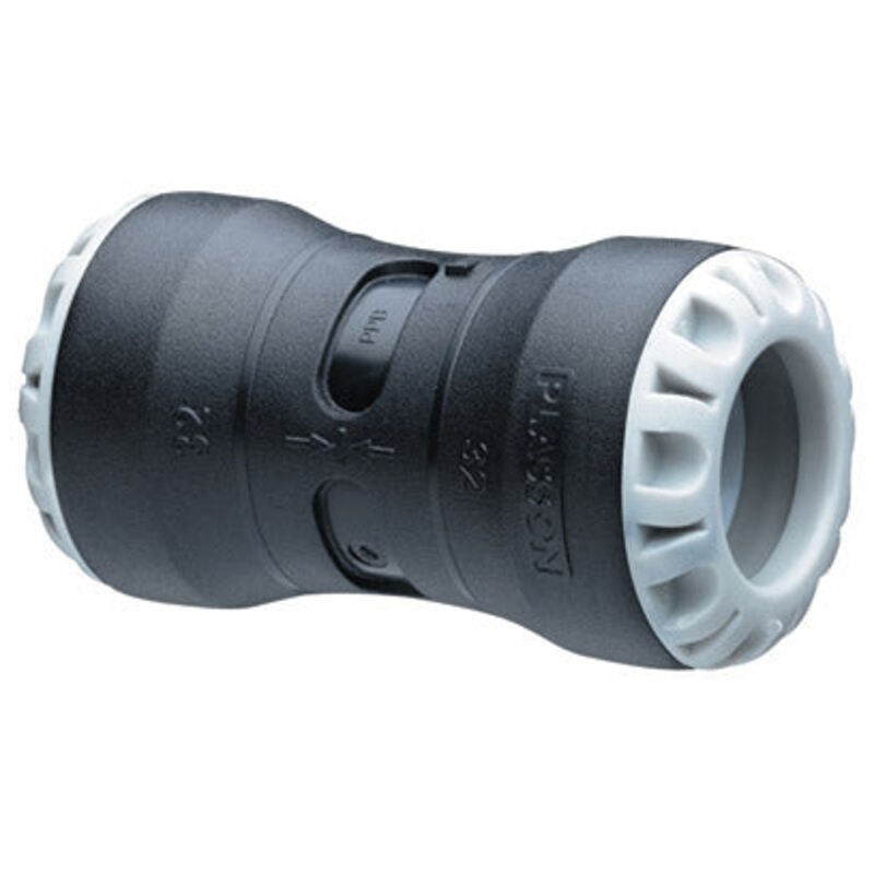 Plasson Pushfit Coupler 20mm x 20mm - Durable Polypropylene