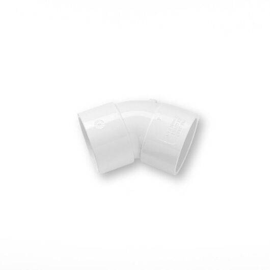 Primaplumb 32mm 45 Deg Obtuse Bend White - Durable Plastic
