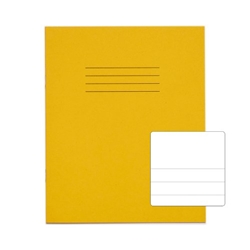 RHINO 8 x 6.5 Exercise Book 48 Page Yellow TB/F15 Carton of 100