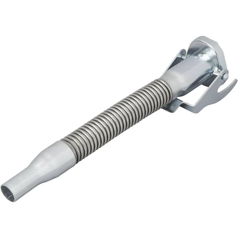 Removable, leak-proof, flexible metal spout for 5L, 10L, and 20L containers