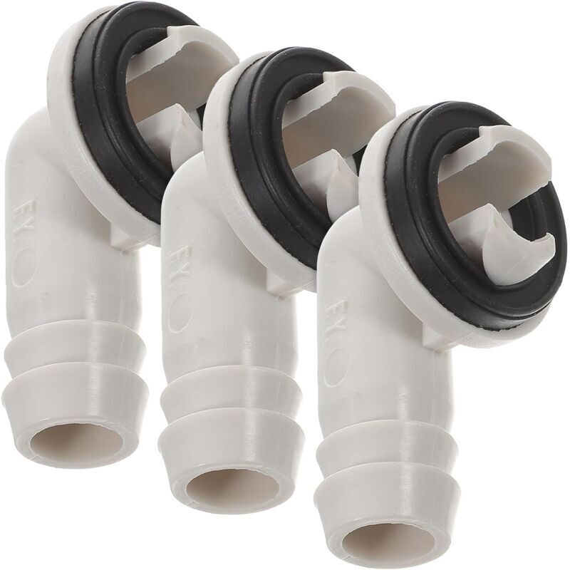 Set of 3 air conditioner drainage fittings - Adapters for condensate pipes & window unit